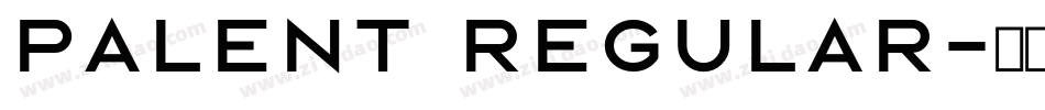 Palent Regular字体转换